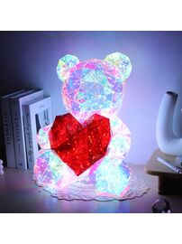 Медведь светящийся с сердцем