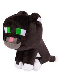 Плюшевая игрушка Чёрный кот из Minecraft 16 см