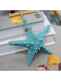 Морская звезда декоративная зеленая 16 см