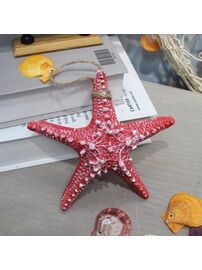 Морская звезда декоративная красная 16 см