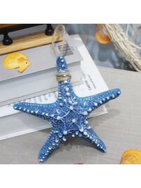 Морская звезда декоративная синяя 13 см